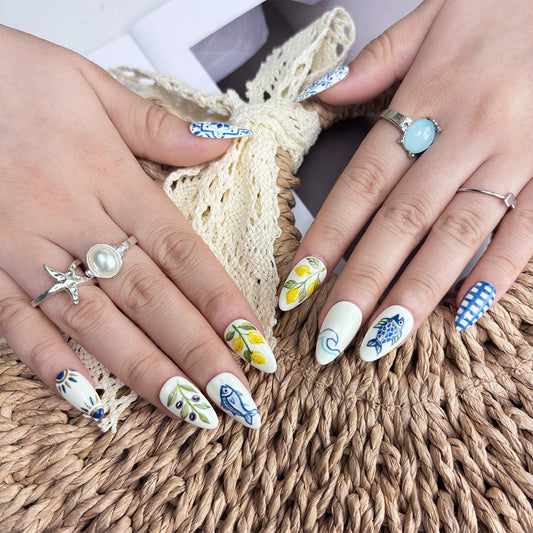 Euro Vacation: 6 Mediterranean Press-On Nails to Pack Before Your Summer Trip